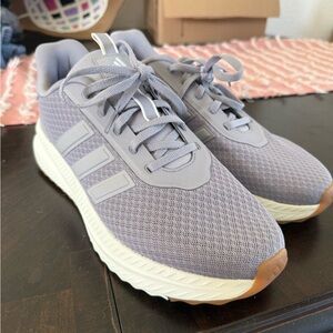 adidas Women's Lavender Mesh Sneakers with Gum Toe